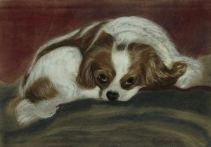 painting of dog