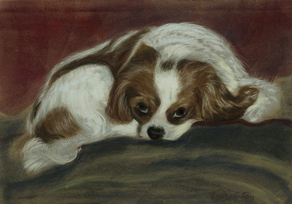 painting of dog